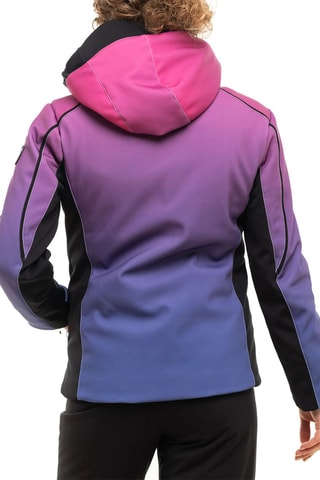 Veste tie and dye à capuche - Rose - EA7
