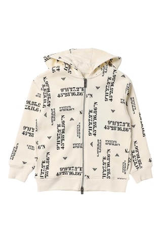 Sweat à capuche - Ecru - Emporio Armani