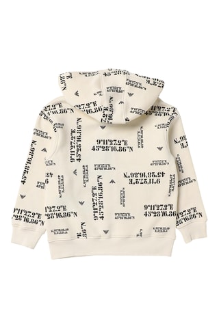 Sweat à capuche - Ecru - Emporio Armani