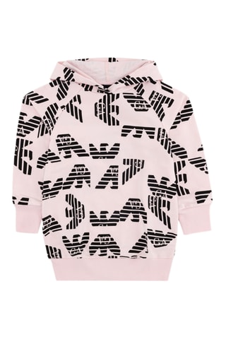 Sweat à capuche et legging - Rose et noir - Emporio Armani