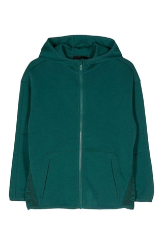 Sweat à capuche - Vert foncé - Emporio Armani
