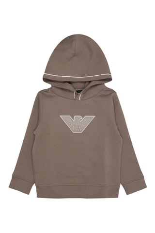 Sweat à capuche - Taupe - Emporio Armani