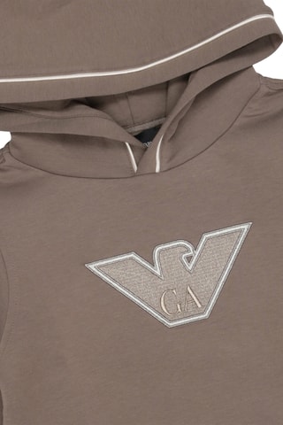Sweat à capuche - Taupe - Emporio Armani