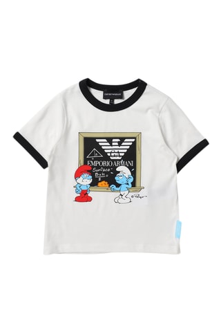 T-shirt Les Schtroumpfs - Blanc - Emporio Armani