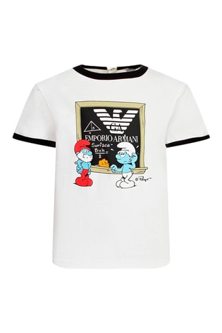 T-shirt Les Schtroumpfs - Blanc - Emporio Armani