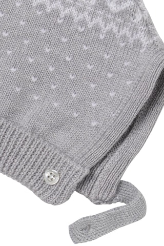 Bonnet en laine vierge - Gris clair chiné - Emporio Armani