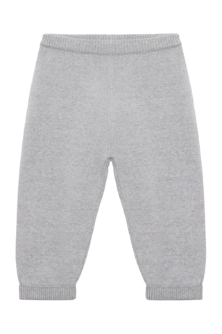 Pull et pantalon en laine - Gris clair - Emporio Armani
