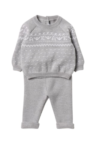 Pull en laine - Gris clair - Emporio Armani
