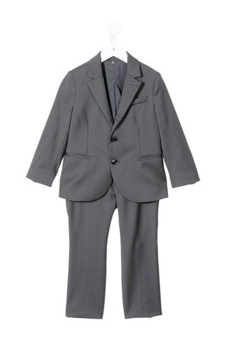 Veste et pantalon en laine vierge - Bleu - Veste et pantalon