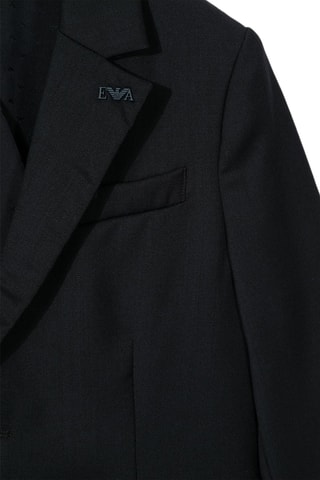 Veste et pantalon en laine vierge - Bleu - Veste et pantalon
