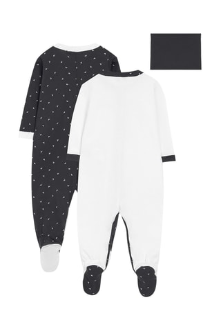 2 grenouillères - Noir et blanc - Emporio Armani
