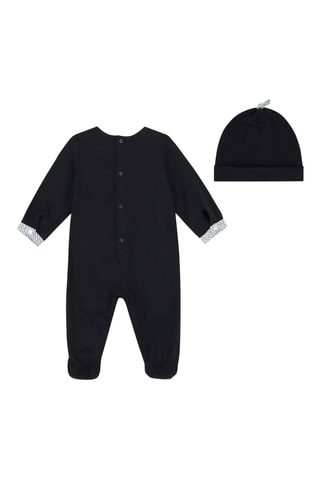 Bonnet et grenouillère - Bleu marine - Emporio Armani