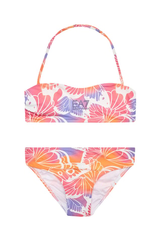 Maillot 2 pièces - Blanc et orange - EA7 Kid