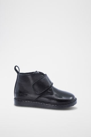 Boots en cuir de veau - Noir - Emporio Armani