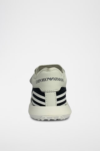 Baskets en cuir - Blanc - Emporio Armani