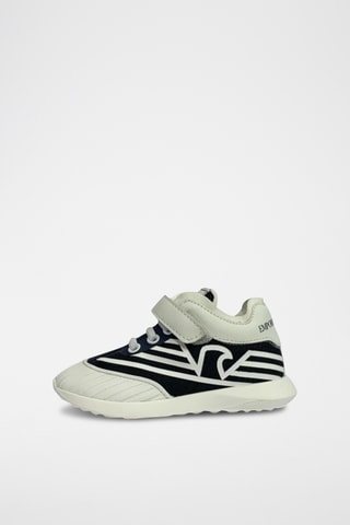 Baskets en cuir - Blanc - Emporio Armani
