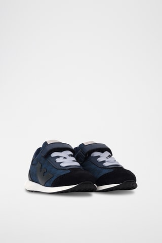 Baskets en cuir de veau - Bleu marine - Emporio Armani