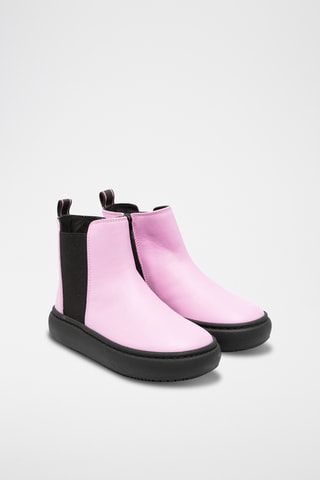 Bottines en cuir de veau - Rose - Emporio Armani