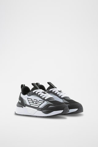 Baskets en cuir - Noir et blanc - EA7