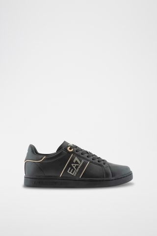 Baskets en cuir - Noir - EA7