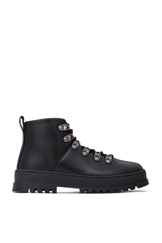 Boots en cuir - Noir - Emporio Armani