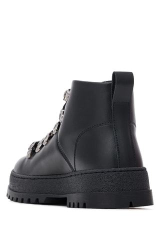 Boots en cuir - Noir - Emporio Armani