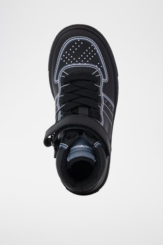 Baskets montantes en cuir - Noir - Emporio Armani