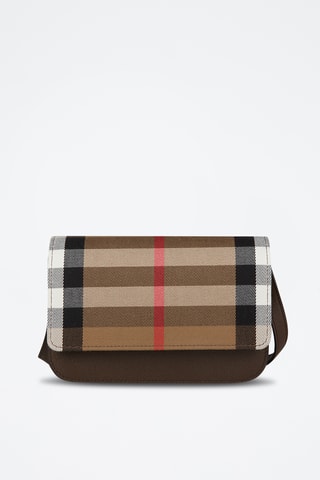 Pochette en cuir Ll Madison Mx Gbh - Marron ébèn
