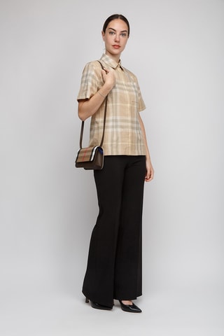 Pochette en cuir Ll Madison Mx Gbh - Marron ébèn