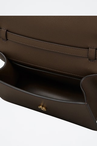 Pochette en cuir Ll Madison Mx Gbh - Marron ébèn