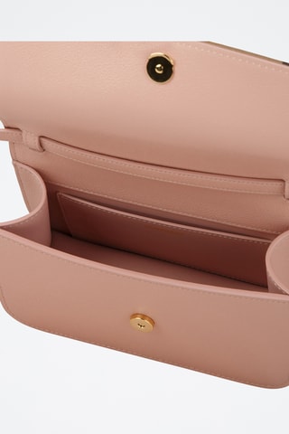 Sac bandoulière en cuir - Beige