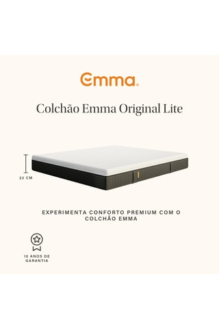 Colchão de molas Original Lite - Espessura 22 cm - Equilibrado - Emma