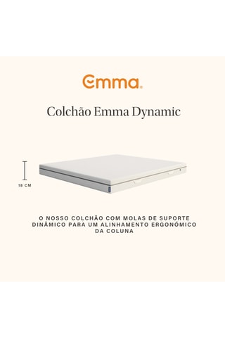 Colchão de molas One Hybride - Espessura 18 cm - Médio - Emma
