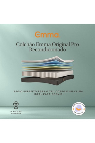 Colchão de molas recondicionado Original Pro - Espessura 27 cm - Médio