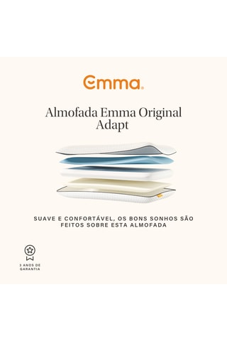 Almofada Original Adapt - Firme - 1,22 kg - Emma