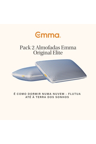 2 almofadas Original Elite - kg - Azul - Emma