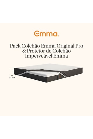 Colchão Original Pro + Protetor de colchão impermeável Emma