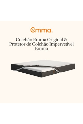 Colchão Original + Protetor de colchão impermeável Emma