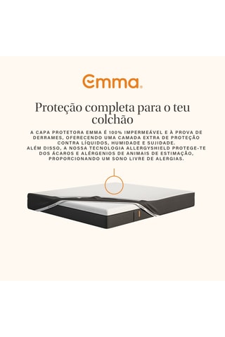 Colchão Original + Protetor de colchão impermeável Emma