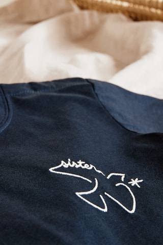T-shirt em algodão biológico - Cinzento-escuro