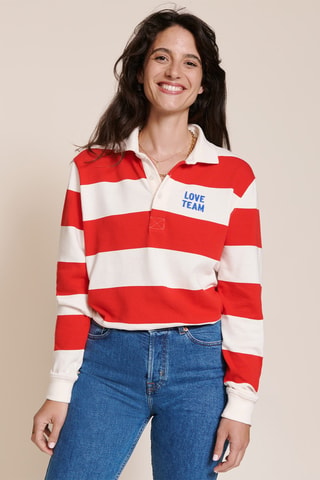 Polo oversized - Vermelho