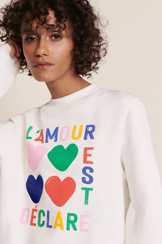 Sweat em algodão biológico - Multicolor