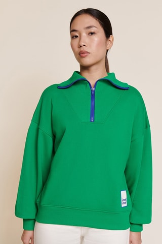 Sweat em algodão biológico - Verde