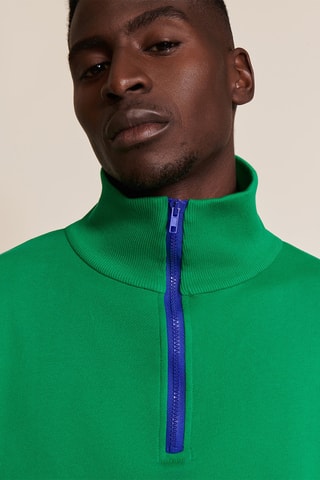 Sweat em algodão biológico - Verde