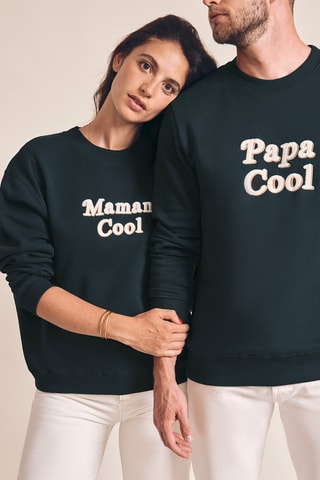 Sweat em algodão biológico - Cinzento-escuro