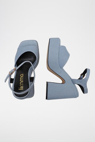Sandales à talons - Bleu