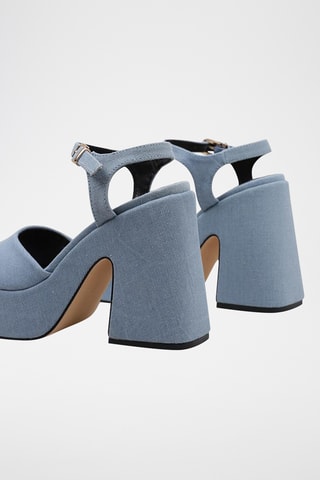Sandales à talons - Bleu