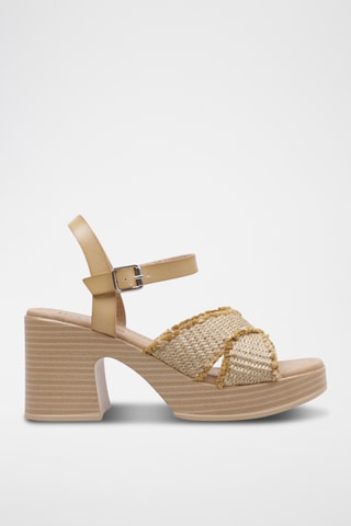 Sandales à talons - Beige