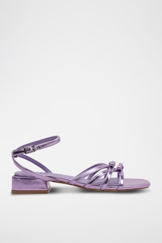 Sandales à talons vernies - Violet