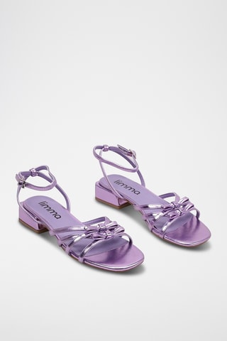 Sandales à talons vernies - Violet
